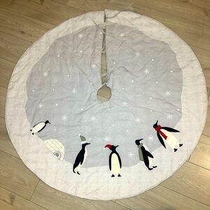 Penguin Christmas Tree Skirt 53” Across